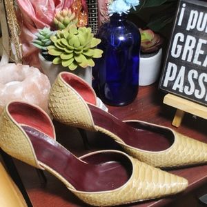 Edmundo Castillo snakeskin heels